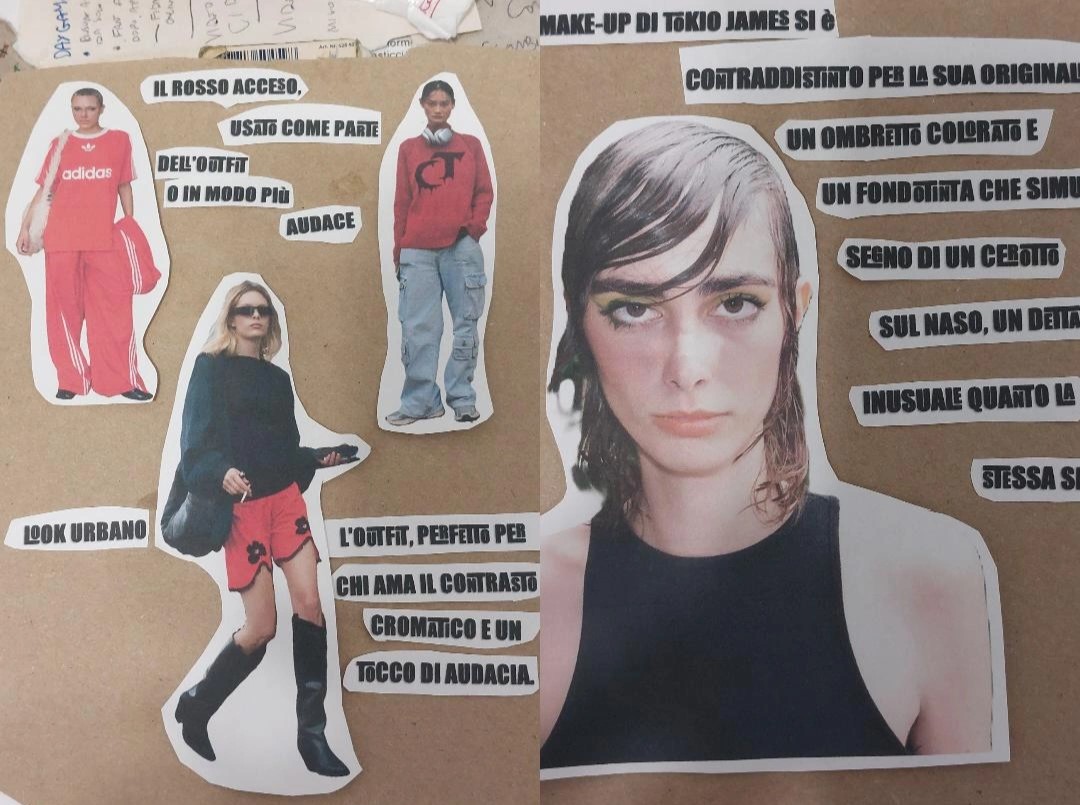 Fase 1 della creazione dello zine: brainstorming e visualizzazione delle idee