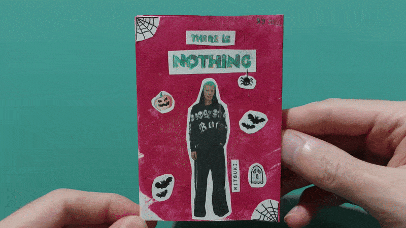 Dettaglio orizzontale dalla zine di Halloween