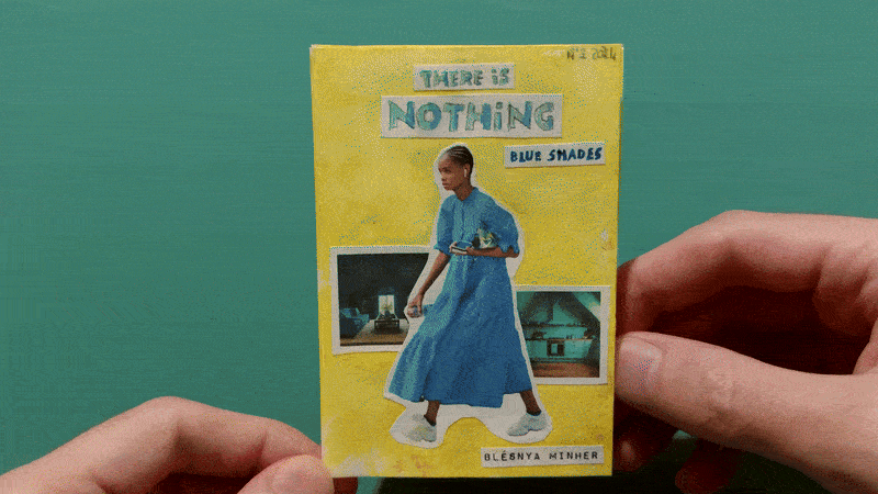 Dettaglio orizzontale dalla zine Blue Shades