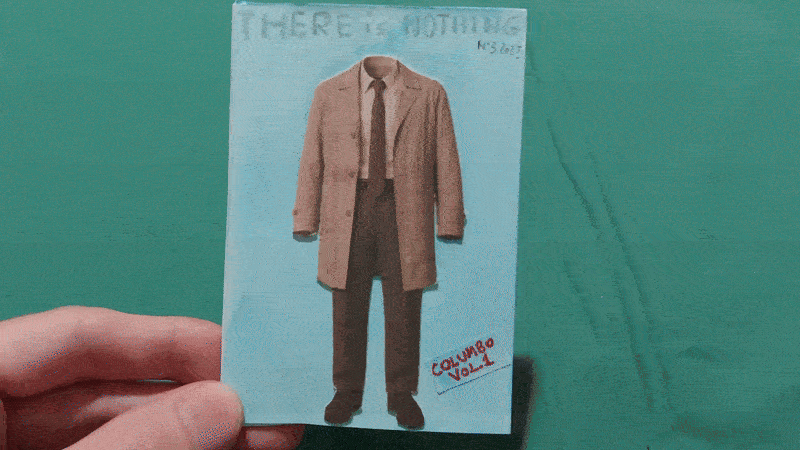 Dettaglio orizzontale dalla zine Blue Shades